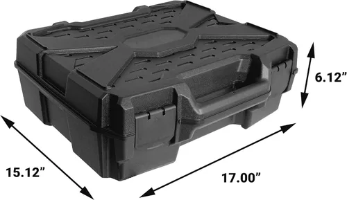 Vista 3 de Case Club Funda de transporte para 42 relojes Organiza y protege tu colección de relojes en una carcasa dura, con candado, viaje y almacenamiento