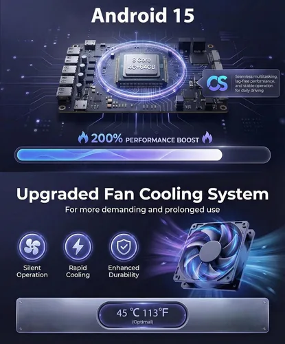 Vista 2 de Radio de coche 8 Core 4G+64G F150 2013-2014, pantalla IPS de 12.1 pulgadas, estéreo Tesla Style F150 con Android 15 Pronóstico meteorológico
