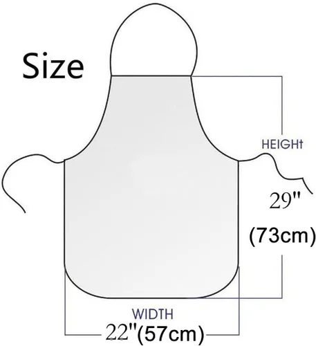Vista 4 de Funny Cute Kitchen Cooking Apron for Men and Women BBQ Grilling Personalized Unisex Gift Present for Couple Adult Teens Party Costume