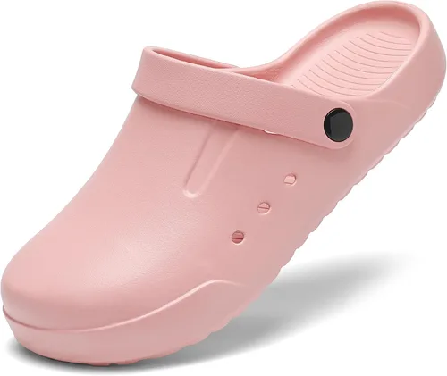 Vista 8 de Nihaoya Zuecos para Hombre y Mujer Zapatos de Jardín Cómodos Antideslizantes Sandalias Ligeras Transpirables Pantuflas de Playa al Aire Libre