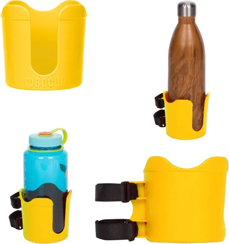 Vista 9 de ROBOCUP Plus, (Negro), Accesorio adicional XL extensión portavasos, mayor capacidad de bebida, perfecto para botes, carritos de golf, andadores