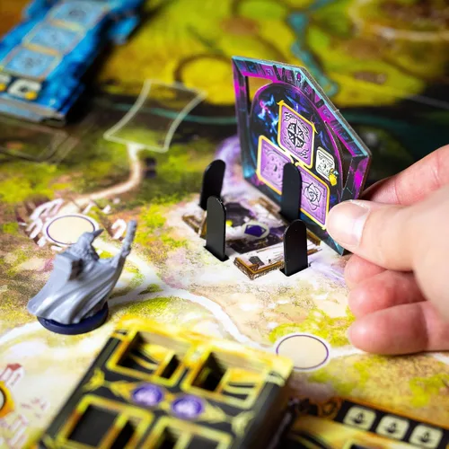 Vista 5 de an Age Contrived Juego de mesa competitivo de construcción de motores y dioses de fantasía Fabricado por Bellows Intent (Edición Core)