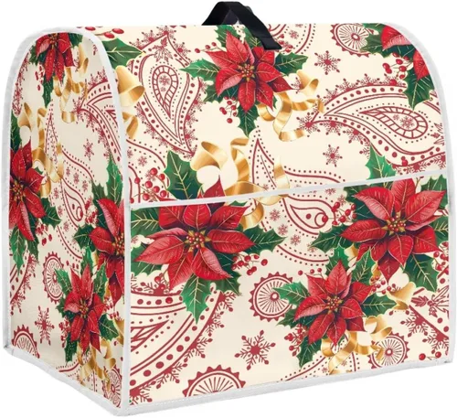 Vista 19 de Funda para batidora de Navidad para Kitchen Aid de 4.5 a 5 cuartos de galón, cubiertas antipolvo para electrodomésticos pequeños de hombre de Un