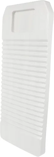 Vista 2 de YARNOW Tabla de lavado de silicona tabla de lavar tabla de lavar lavadero limpio Lavandería Limón Washboard para lavandería Blanco