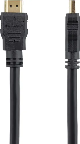 Vista 2 de StarTech.com cable HDMI de alta velocidad a HDMI Negro 4K High Speed HDMI Cable with Ethernet, UHD Video, HDMI 1.4, for Monitors, Projectors, TVs