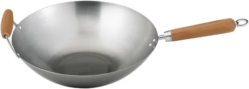 Vista 8 de Helen's Asian Kitchen - Wok de acero al carbono, 8 pulgadas, para porciones individuales o más pequeñas