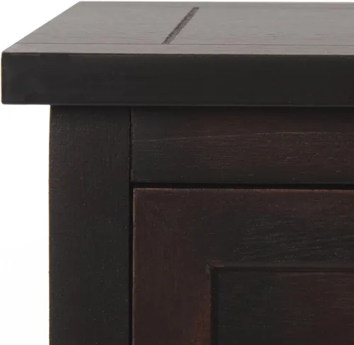 Vista 4 de Safavieh American Homes Collection Herman - Cesta de mimbre para almacenamiento marrón