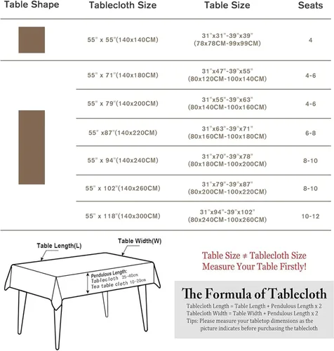 Vista 5 de Pahajim Mantel Rectangular a Rayas con Borlas Mantel Grueso de Lino y Algodón para Picnic al Aire Libre, Comedor y Decoración de Cocina para Fiestas