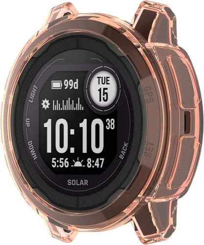 Vista 5 de TenCloud Funda protectora para Garmin Instinct 2 1.772 in Solar Smartwatch, antiarañazos, TPU antiarañazos, compatible con Garmin Instinct 2 Solar