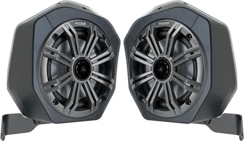 Vista 9 de SSV Works 2021-2026 Ford Bronco 2-Door Rear Speaker Pod Upgrade 6.5" Weatherproof Plug & Play Roll Cage Mount Speaker Pod w/SSV A6 120w Speakers