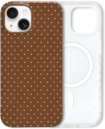 Vista 152 de Hython Funda para iPhone Air, diseño estético de lunares lindos, funda simple de 6.5 pulgadas, delgada, antiarañazos, parachoques de TPU suave, a