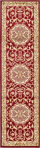 Vista 15 de Unique Loom colección Versailles - Alfombra de área con patrón de medallón, motivo floral; estilo tradicional clásico