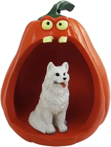 Vista 204 de Conversation Concepts Figura de Corgi galés de Halloween y calabaza Welsh Corgi Pembroke