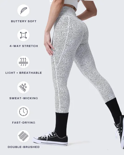 Vista 93 de Aoxjox Trinity - Pantalones de yoga de cintura alta con bolsillos para mujer, control de abdomen, cintura cruzada, leggings de entrenamiento suaves