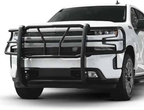Vista 4 de Westin Protector de rejilla HDX 57-3955 para Silverado 1500 2019-2023 (excepto Silverado LD) 2022 Silverado LTD (sin sensores frontales) negro