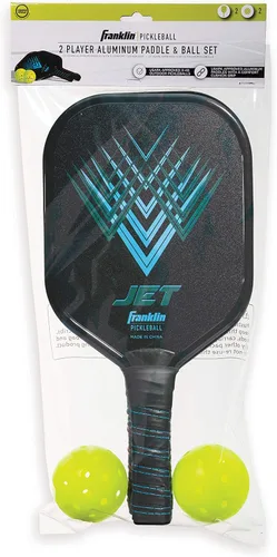 Vista 14 de Franklin Sports Juegos de pickleball para principiantes, juegos de 2 + 4 jugadores, paletas de aluminio + bolas de pickleball X-40, aprobadas por