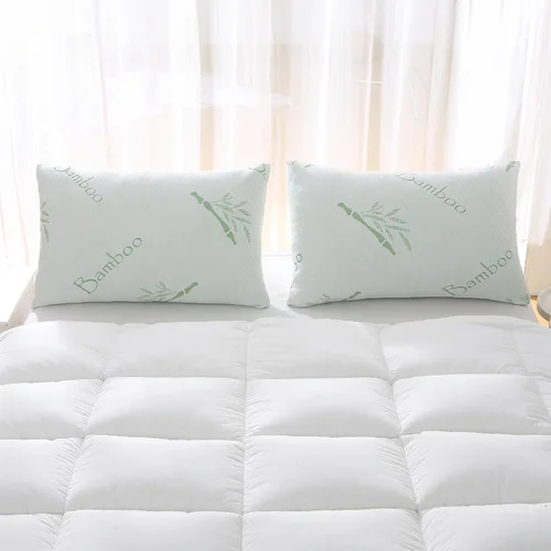 Vista 8 de Juego de 1 almohada de espuma viscoelástica triturada, almohada de espuma viscoelástica transpirable con cremallera para dormir, 1 paquete, almohada