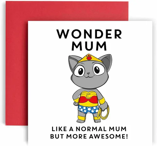 Vista 12 de Huxters Tarjeta de cumpleaños para tía WonderAuntie – Tarjeta de feliz cumpleaños para ella – regalos para mujeres – Tarjeta de cumpleaños – Tarjeta