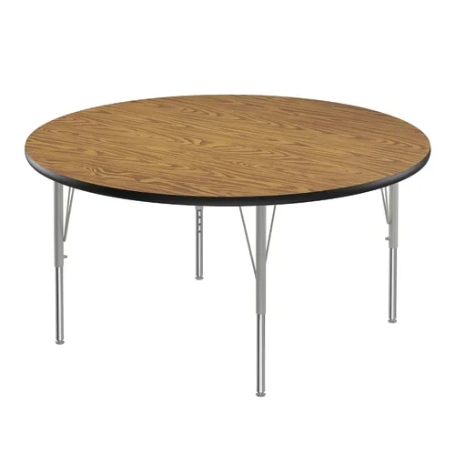 Vista 59 de Correll - Mesa rectangular de actividades para el aula de 24 x 36 pulgadas, altura ajustable (19-29 pulgadas), granito negro, parte superior