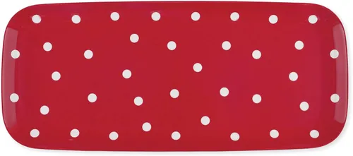 Vista 13 de UPware Bandeja de servir de melamina con árbol de Navidad, bandeja rectangular de 15 x 6.5 pulgadas, bandeja de comida libre de BPA para entretener