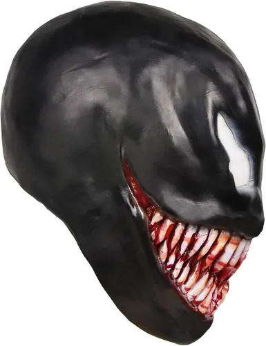 Vista 3 de Waylike Máscara de látex para disfraz de cosplay de goma para máscara de Halloween