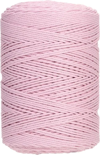 Vista 17 de Cuerda de macramé de 2 mm x 349 metros de cuerda de algodón natural para macramé, cuerda de macramé de color, cuerda de algodón suave, suministros