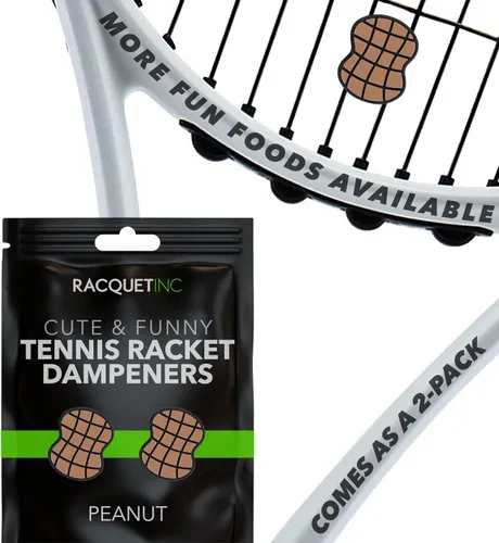 Vista 58 de Racquet Inc Regalos de Tenis - Amortiguadores de Vibración para Raqueta de Tenis - Absorbe Choques, Reduce la Vibración de las Cuerdas para Mejor
