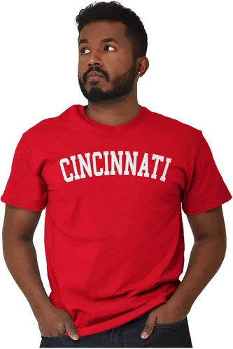 Vista 4 de Cincinnati Ohio Tourist Souvenir OH Graphic Camiseta para hombre o mujer