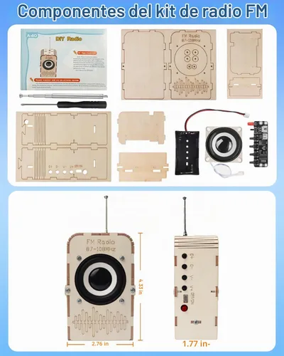 Vista 9 de Kits de ciencia para niños de 8 a 12 años de 12 a 14 años, kit de radio