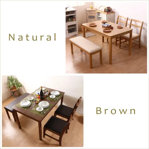 Vista 6 de 不二貿易(Fujiboeki) Fuji Boeki 98817 Dining Chair, Chair, Width 16.1 x Depth 20.1 x Height 31.1 inches (41 x 51 x 79 cm), Brown, Natural Wood, Synthetic