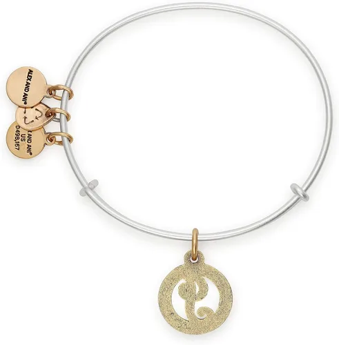 Vista 2 de Alex and Ani Brazalete con dije de inicial J para mujer