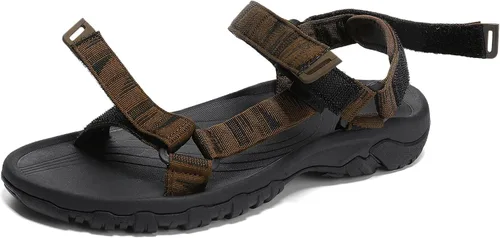 Vista 6 de Sandalias deportivas para hombre, sandalias de senderismo de espuma EVA, suela intermedia para exteriores, con soporte de arco, zapatos de agua