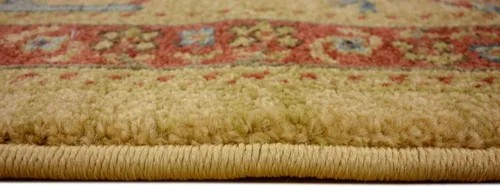 Vista 10 de Unique Loom Fars Collection - Alfombra moderna de diseño botánico inspirado en tribal, 2 pies 7 pulgadas x 10 pies 0 pulgadas, bronceado/rojo