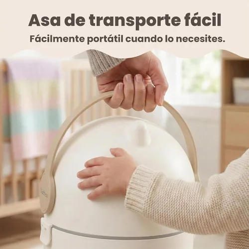 Vista 10 de iTouchless Cubo de guardería con bloqueo de olores Contenedor galardonado Boho Blanco