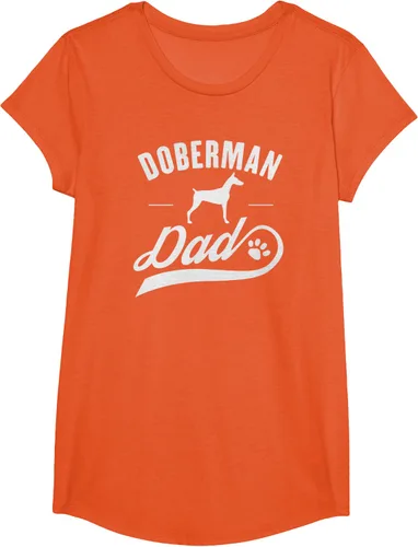 Vista 35 de Doberman Dad - Camiseta para amante del dueño del perro, Negro, S