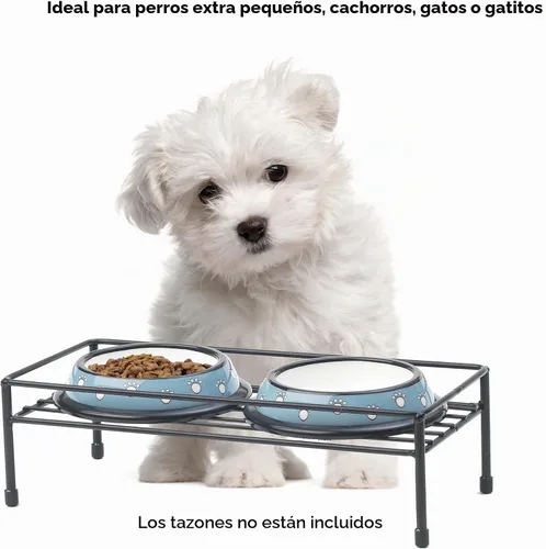Vista 3 de PetRageous, Gizmo's Set The Table, Altura de 3 pulgadas, Cuencos de 6 pulgadas