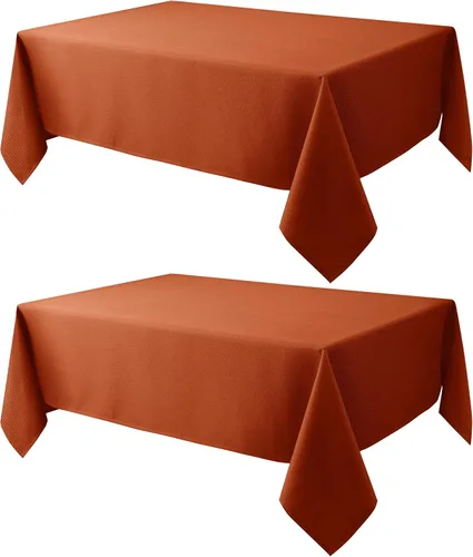 Vista 30 de Biscaynebay Auqa - Mantel cuadrado de 54 x 54 pulgadas, mantel de tela con tarjeta azul Auqa, pequeño, plegable, resistente al agua, para cocina