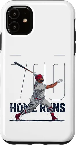 Vista 5 de Funda para iPhone 15 Albert Pujols 700 Home Runs Albert Pujols St Louis MLBPA