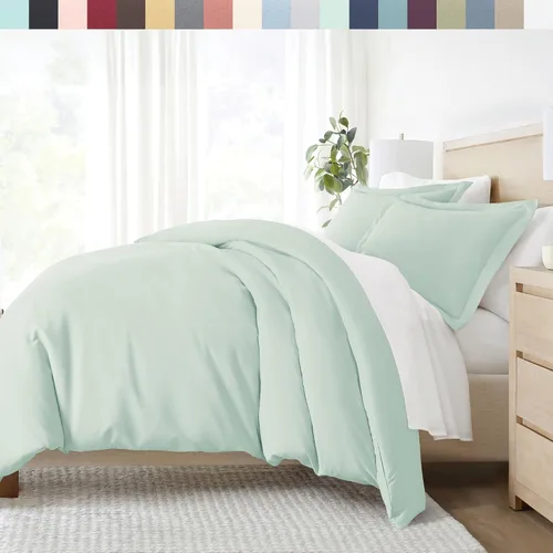 Vista 18 de Linen Market Funda de edredón individual para cama individual – Experimenta una comodidad similar a un hotel con una suavidad inigualable