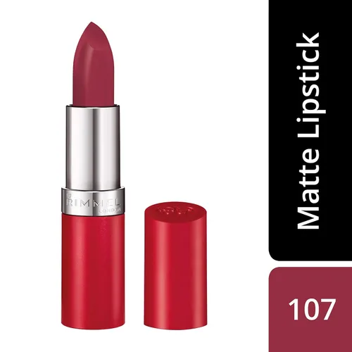 Vista 4 de Rimmel Pintalabios Mate con Acabado Duradero de Kate Moss [107] 0.14 oz