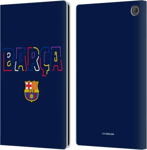 Vista 45 de Head Case Designs Funda de piel con licencia oficial del FC Barcelona Barca Crest Graphics compatible con Kindle Paperwhite 5 (2021)