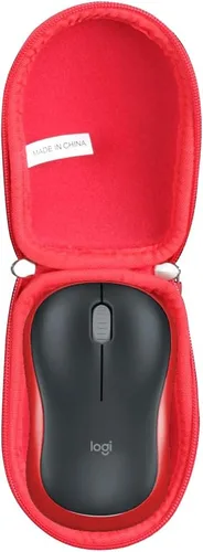 Vista 6 de Hermitshell Estuche rígido de viaje para ratón inalámbrico Logitech M185 (negro)