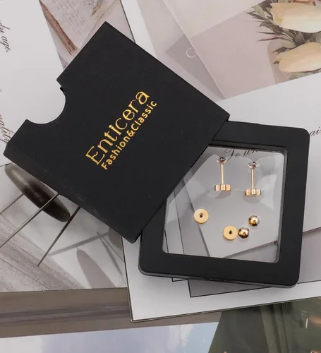 Vista 20 de Aretes de titanio G23 hechos a mano de 0.118 in, chapados en oro de 14 quilates, pequeños 5A+CZ, aretes de cartílago hipoalergénicos, aretes