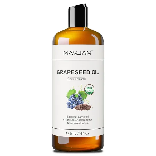 Vista 11 de MAYJAM Aceite de ricino orgánico de 16 onzas, aceites de ricino prensados en frío 100% puros para el crecimiento del cabello, cejas, pestañas