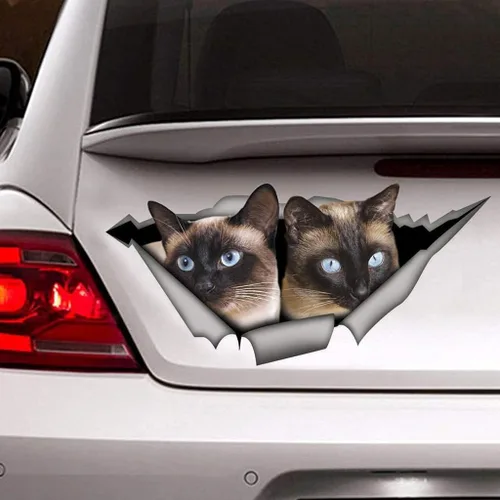 Vista 8 de Calcomanía de vinilo 3D para auto con diseño de beagle, calcomanías impermeables para auto con diseño de perro, decoración con diseño de animales