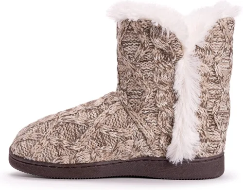 Vista 4 de MUK LUKS Pantuflas Cheyenne para bebé niña