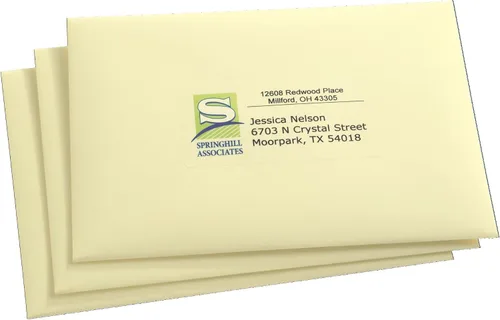 Vista 8 de Avery Printable Address Labels with Sure Feed, Matte Clear, 1-1/3" x 4", 350 Mailing Labels (08662)