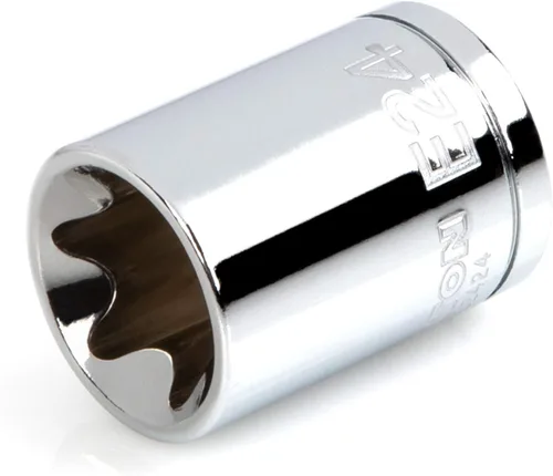 Vista 11 de TEKTON Juego de llaves de vaso de estrella externas de 1/2 pulgada con riel, 10 piezas (E8 - E24) SHD92117