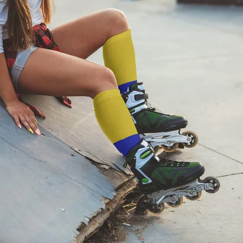 Vista 7 de Calcetines casuales con la bandera de Venezuela, divertidos calcetines con impresión 3D, coloridos y suaves, atléticos, deportivos, novedosos