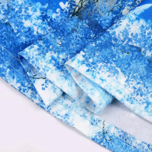 Vista 5 de LaBeca - Vestido sin mangas o de manga larga para niñas, vestidos informales con diseño de unicornio o sirena para niñas pequeñas o grandes